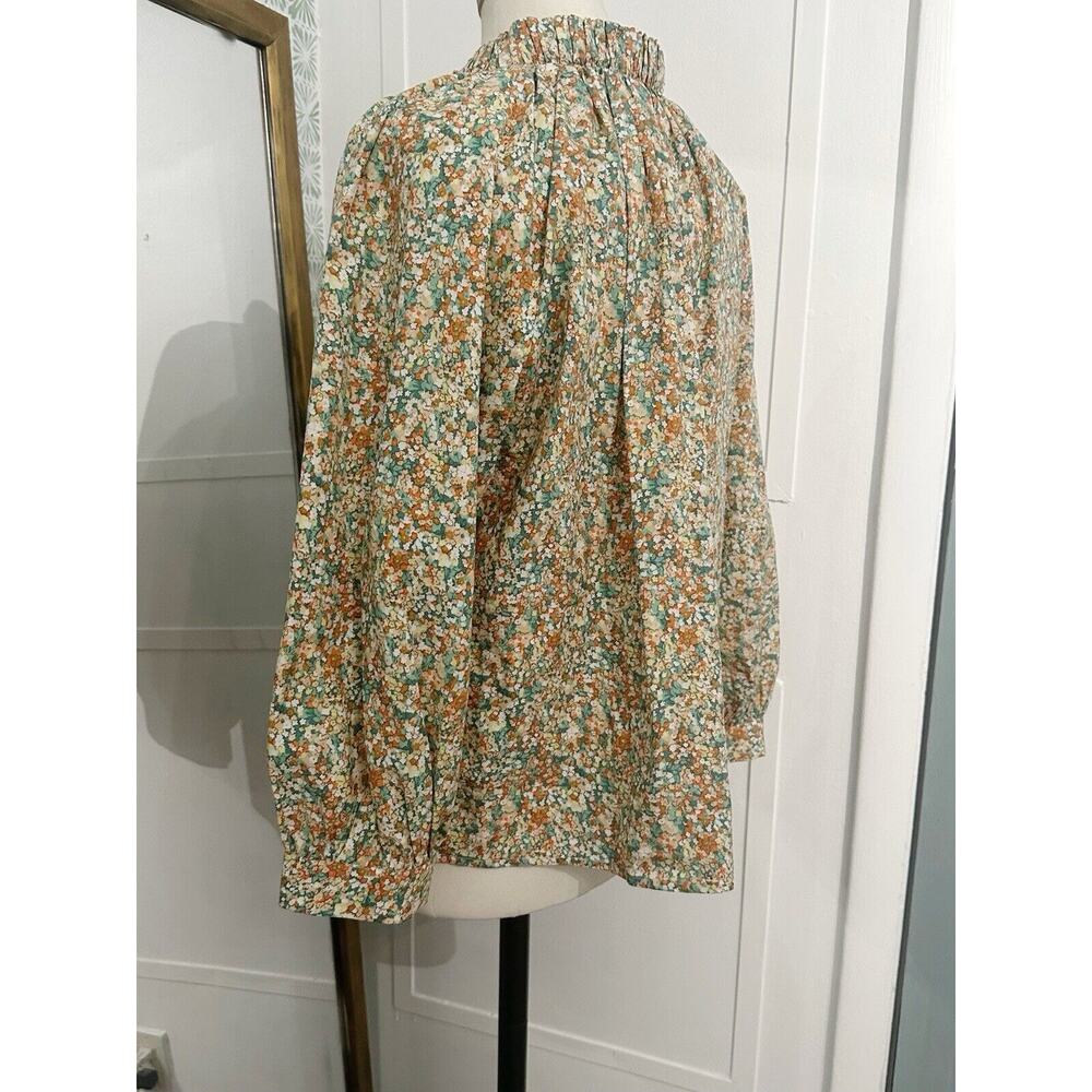 RAILS Amal Floral Blouse Small Long Sleeve Multi Top - Picture 10 of 13